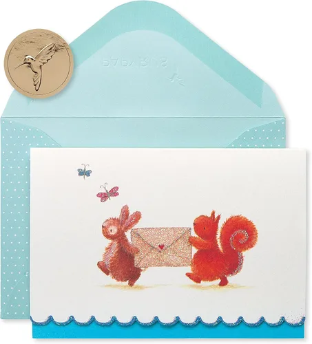 Vista 7 de Papyrus Tarjetas en blanco con sobres, erizo con flor (14 unidades)