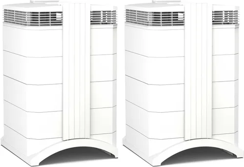 Vista 17 de IQAir HealthPro Plus XE - Purificador de aire con filtración HyperHEPA inteligente para habitaciones grandes de hasta 1125 pies cuadrados - Humo