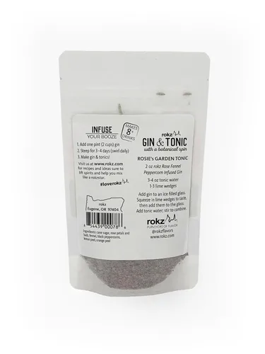 Vista 2 de rokz Gin and Tonic Spirit - Mezcla de infusión para cócteles, 1.75 onzas