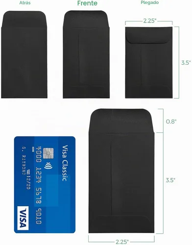 Vista 7 de ACSTEP Paquete de 500 sobres para monedas y piezas pequeñas #1 sobre de punta de 2-1/4 x 3-1/2 con solapa engomada para uso en el hogar, jardín u