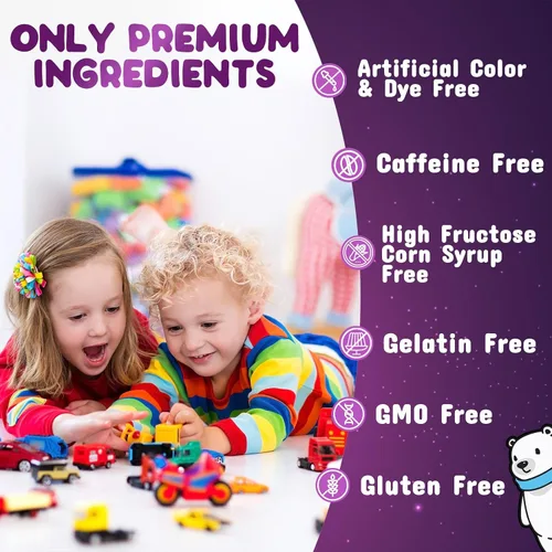 Vista 6 de Gomitas de apoyo inmunológico para niños, suplemento de apoyo inmunológico con vitamina C, zinc y equinácea, gomitas diarias de apoyo a la salud