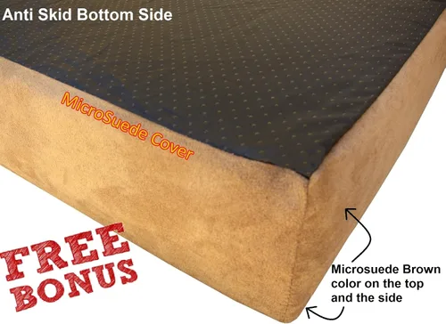 Vista 3 de Dogbed4less Cama refrescante de espuma viscoelástica para perros medianos con funda lavable, forro impermeable y funda extra externa para cama