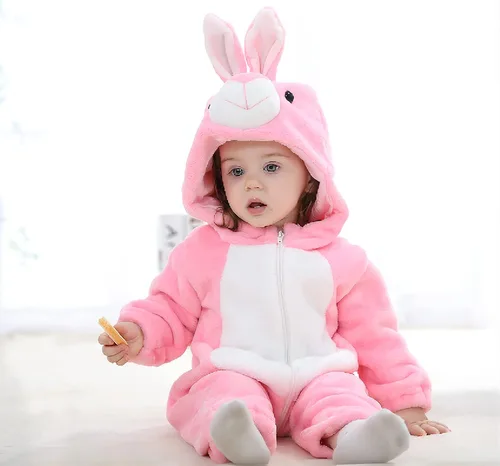 Vista 2 de Mono con capucha para bebé chaqueta de cuerpo completo con cremallera para cosplay
