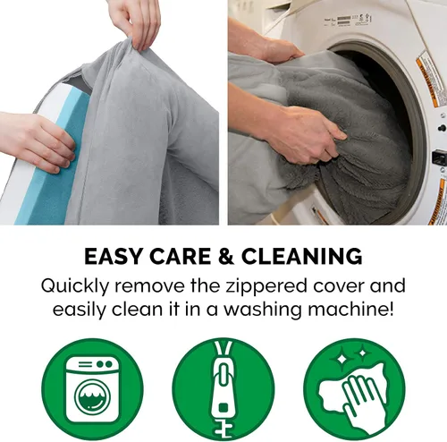 Vista 7 de Furhaven Pet – Sofá de felpa ortopédica para perro, cama con forma de L, tumbona ergonómica con contorno de cuna, cama para perros y gatos, varios