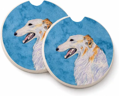 Vista 72 de Caroline's Treasures SS4767-BUCARC - Juego de 2 portavasos para automóvil, diseño de bulldog inglés, absorbentes para automóvil, portavasos