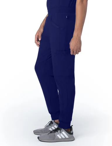 Vista 2 de Urbane Impulse 9913lLKA - Pantalones deportivos elásticos para hombre, 7 unidades, Azul
