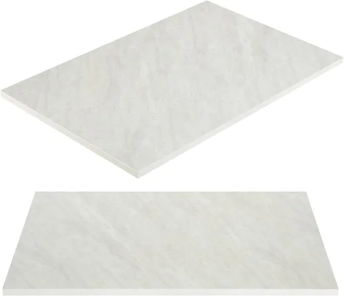 Vista 9 de Kaboon Mesa universal de 24 x 24 pulgadas, paquete de 2, solo encimera reversible de melamina, uso doméstico o comercial en interiores, 1 pulgada