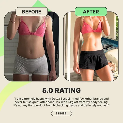 Vista 8 de Biohacking Bestie Detox Bestie Supplement - Detox Cleanse for Women & Men, Supports Liver Health, Promotes Digestive Health, Helps Remove Toxins