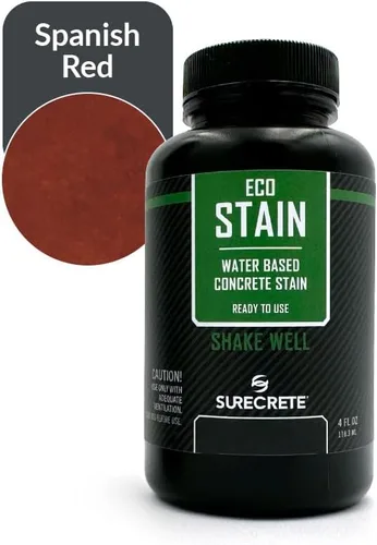 Vista 27 de Surecrete Eco Stain - Tinte a base de agua para hormigón, probador de 4 onzas, nogal