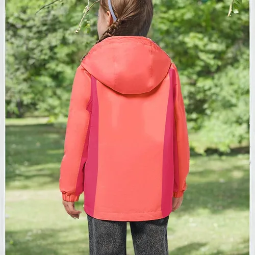 Vista 51 de Chaqueta de esquí impermeable para niñas, chaqueta de snowboard para exteriores, resistente al viento, con forro polar, abrigo de nieve cálido