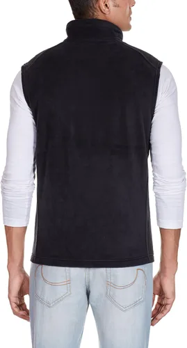 Vista 2 de Columbia Chaleco de forro polar con cremallera frontal para hombre