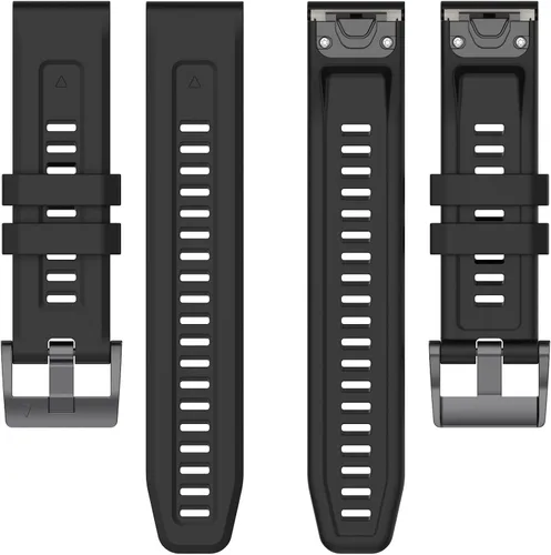 Vista 7 de REYDA Correa de silicona compatible con Garmin Fenix 7S/7S Pro/6S/6S Pro/5S/5S Plus, 0.787 pulgadas, ajuste rápido, suave, flexible, pulsera