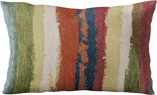 Vista 5 de Plutus Brands Plutus Cuba Stripe - Almohada de lujo multicolor de 12 x 20 pulgadas, doble cara de 12 x 20 pulgadas