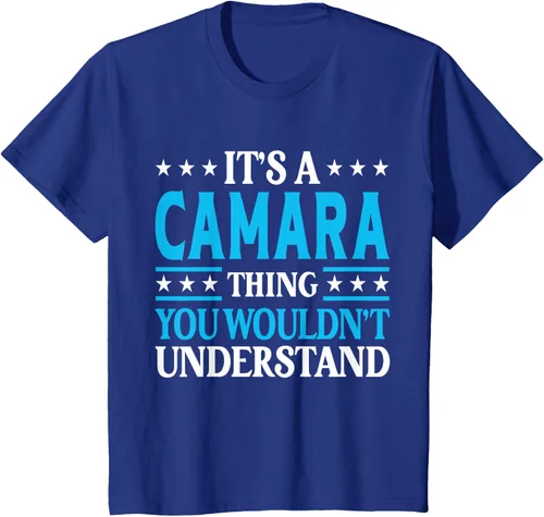Vista 10 de It's A Camara Thing Surname Funny Family Last Name Camara T-Shirt