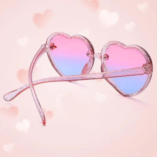 Vista 4 de Pro Acme Lentes de sol con forma de corazón para niñas pequeñas de 3 a 10 años con forma de abeja