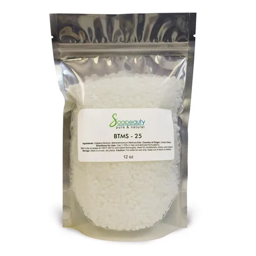 Vista 11 de Soapeauty BTMS-25 (metosulfato de behentrimonio y alcohol cetearílico) Emulsionante acondicionador para el cuidado del cabello y formulaciones sin