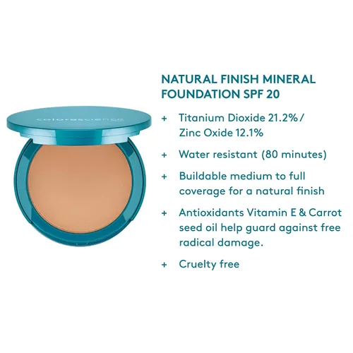 Vista 3 de Colorescience Natural Finish Pressed Foundation SPF 20