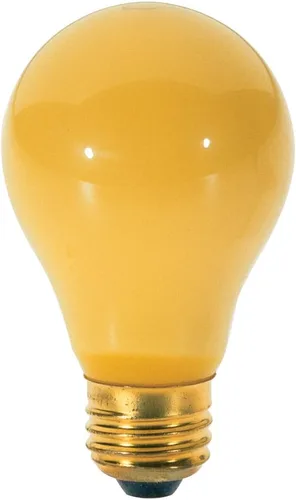 Vista 2 de Satco S3859 - Bombilla amarilla incandescente A19 de 40 vatios