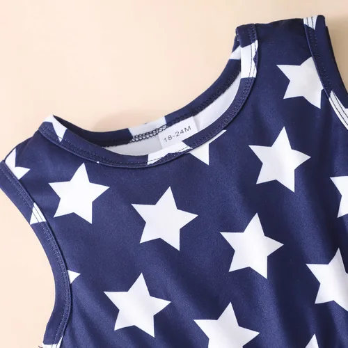 Vista 4 de Popshion Vestidos sin mangas para niñas pequeñas, vestido con lazo en la espalda, ropa de verano para niña, vestido de fiesta de cumpleaños