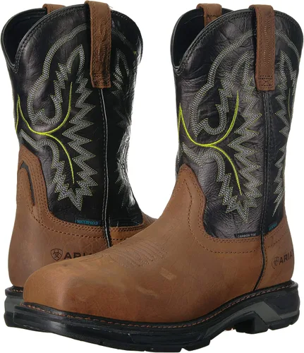 Vista 7 de ARIAT Workhog Xt - Botas de trabajo para hombre (puntera cuadrada, impermeables, puntera de carbono)