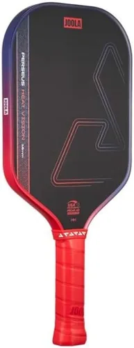 Vista 9 de JOOLA Agassi Heat Vision 16mm Pala de pickleball - Nueva forma con zona de punto dulce extendida - Superficie de fibra de carbono texturizada