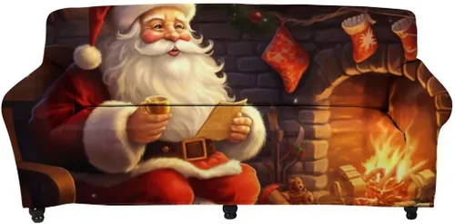 Vista 16 de Horeset Snowy Tree - Funda de sofá para 2 cojines, decoración del hogar, funda protectora de muebles para perro, impermeable y lavable Árbol nevado