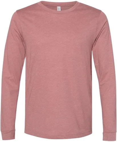 Vista 64 de Canvas Filmore 3501 - Camiseta de 4.2 onzas para hombre manga larga (1) Ceniza + (1) Jaspeado atlético