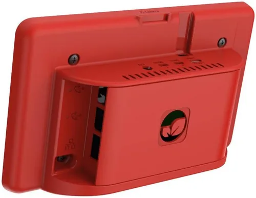 Vista 2 de multicomp PRO Vitrina Raspberry Pi 4 Modelo B con pantalla táctil (rojo)