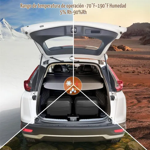 Vista 7 de cubierta retráctil para baúl trasero compatible con Toyota RAV4 2013-2018, protector de seguridad, pantalla de privacidad para equipaje