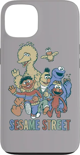 Vista 7 de Carcasa colorida para iPhone 13 Pro Sesame Street