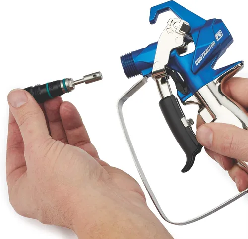 Vista 7 de Graco 17Y043 Contratista PC Airless Paint Spray Gun w/RAC X LP517 Switchtip