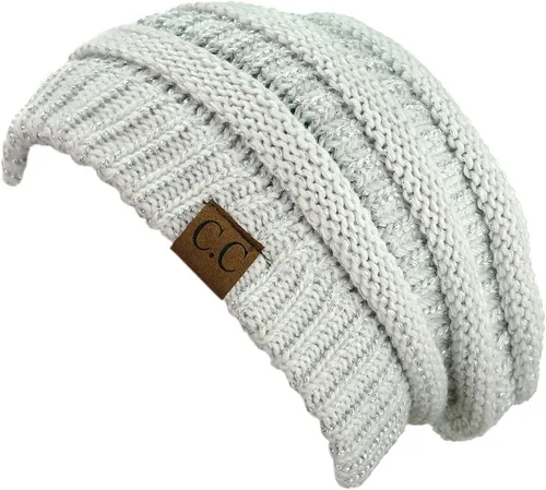 Vista 323 de C.C Trendy Warm Chunky Soft Stretch Cable Knit Beanie