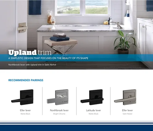 Vista 3 de Schlage Custom Cen Latitude Palanca sin giro con Century Trim, FC21 LAT 622 ULD
