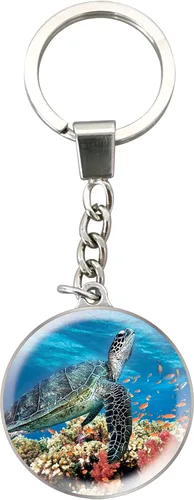 Vista 28 de Deluxebase Magnidome Llavero de domo en forma de cúpula con cadena de acero inoxidable. Llavero de cúpula de cristal