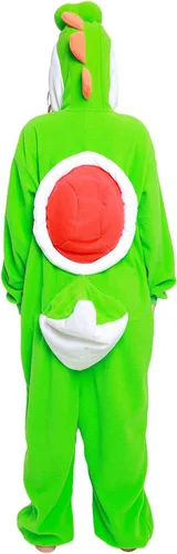 Vista 4 de SAZAC Kigurumi Super Mario Bros. Yoshi - Mono de disfraz de Halloween