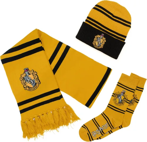 Vista 7 de Culture Fly Harry Potter - Juego de regalo de 3 piezas con bufanda y gorro