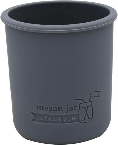 Vista 16 de Mason Jar Lifestyle Fundas de silicona de media pinta de boca regular de 8 onzas para proteger la pelota, Kerr, tarros de conservas acolchados