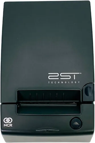 Vista 7 de Tekswamp NCR RealPOS 7198-2003-9001 Impresora térmica de recibos POS de dos caras USB Serial con adaptador de CA