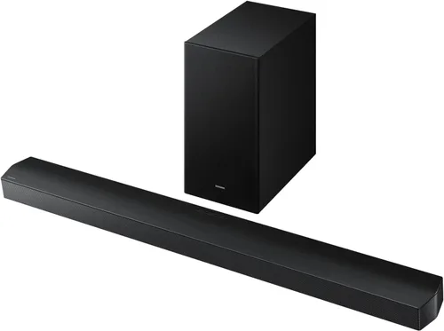 Vista 9 de SAMSUNG Barra de sonido HW-S60B de 3.1 canales con Dolby Atmos, DTS Virtual:X Q Symphony, sonido adaptativo, modo de juego, conexión Bluetooth, 2022
