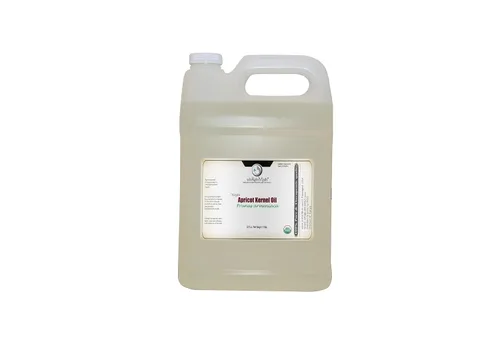 Vista 3 de Aceite orgánico de almendra de albaricoque (virgen) Prunus Armeniaca Puro Certificado USDA Kenia (64oz) (peso neto: 1.7 kg/3.7lb)