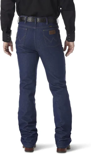 Vista 3 de Wrangler Jeans de corte vaquero para hombre, corte ajustado, corte de bota tradicional