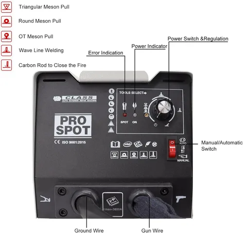 Vista 6 de PRO - Extractor de abolladuras para soldador por puntos de 110 V, extractor de soldador por puntos de panel de 1.8KW, máquina de soldadura por