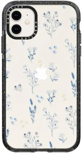 Vista 9 de Funda Impact de CASETiFY para iPhone 11 - Tiempo A Solas de Esther Kim - Negro Claro