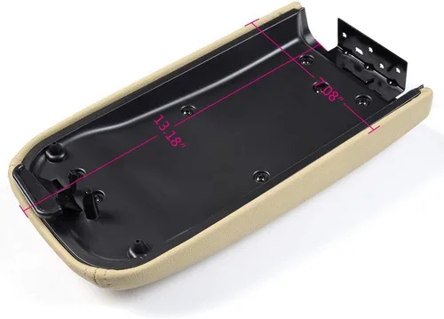 Vista 4 de G-PLUS Kit de reparación de reposabrazos de tapa de consola central, compatible con Chevy Trailblazer GMC Envoy Isuzu Ascender Buick Rainier Beige
