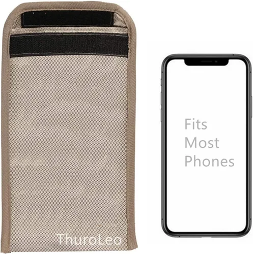 Vista 10 de Faraday - Funda de protección EMF para teléfono, compatible con iPhone 14, compatible con iPhone 14, funda de seguridad antiradiación, llave RFID