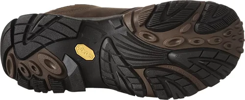 Vista 4 de Merrell Botas de senderismo impermeables Moab Adventure Mid para hombre, Marrón, 1 UK