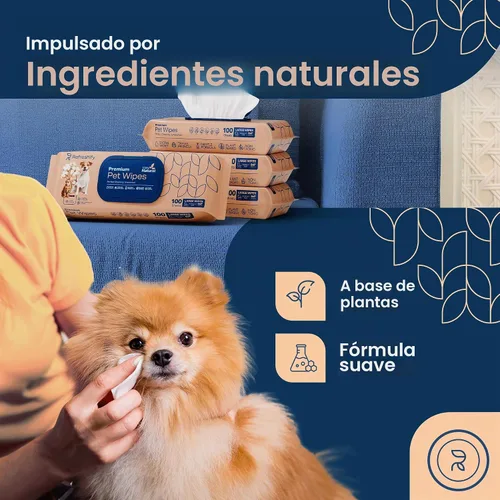 Vista 3 de Toallitas para perros para patas y glúteos (400 unidades) toallitas