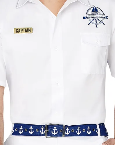Vista 3 de Spirit Halloween Disfraz de capitán de yate para hombre adulto