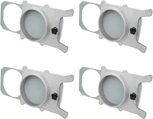 Vista 9 de POWERTEC 70134V - Puerta de aluminio de 2-1/2 pulgadas para colector de polvo, accesorios de recolección de polvo, 1 paquete (paquete de 2)