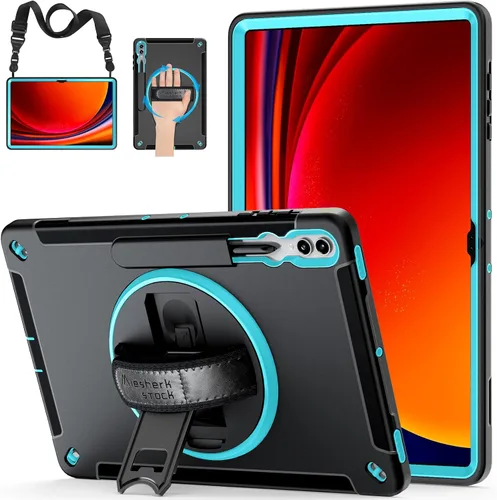 Vista 13 de Funda para Galaxy Tab S6 Lite de 10.4 pulgadas 2024/2022/2020: funda de TPU de grado militar a prueba de golpes con protector de pantalla - soporte